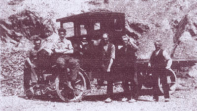 Craighead Quarry workers in the 1930s